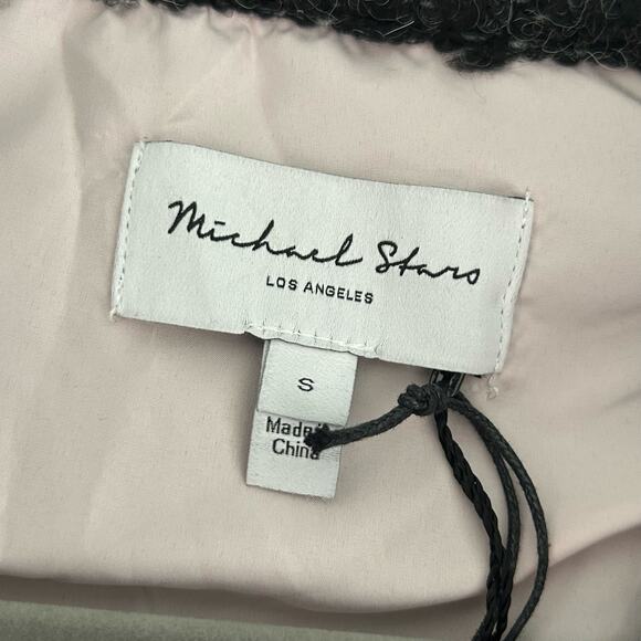 Michael Stars Women's Charcoal Leti Snap Zip Outerwear Jacket S Small New - Picture 8 of 10